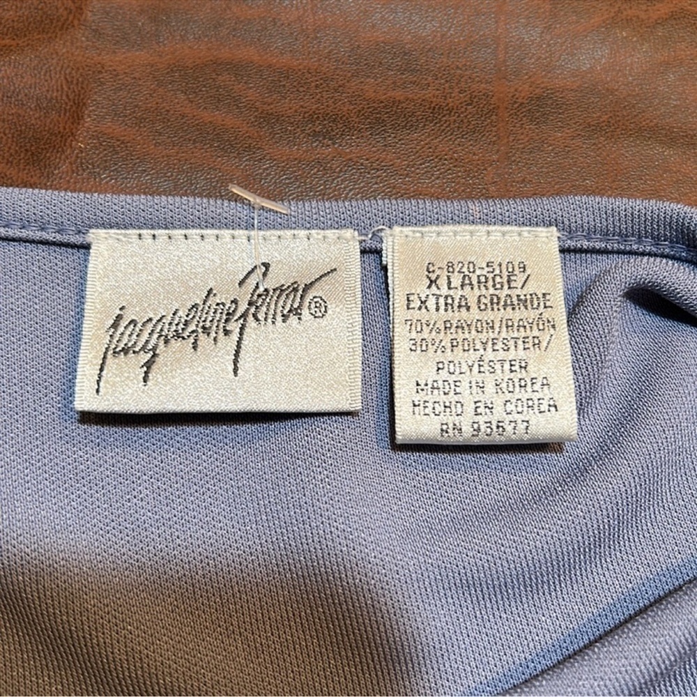 JACQUELINE FERRAR Vintage Sleek Heather Violet Jacket/Blazer Size XL - Picture 7 of 8